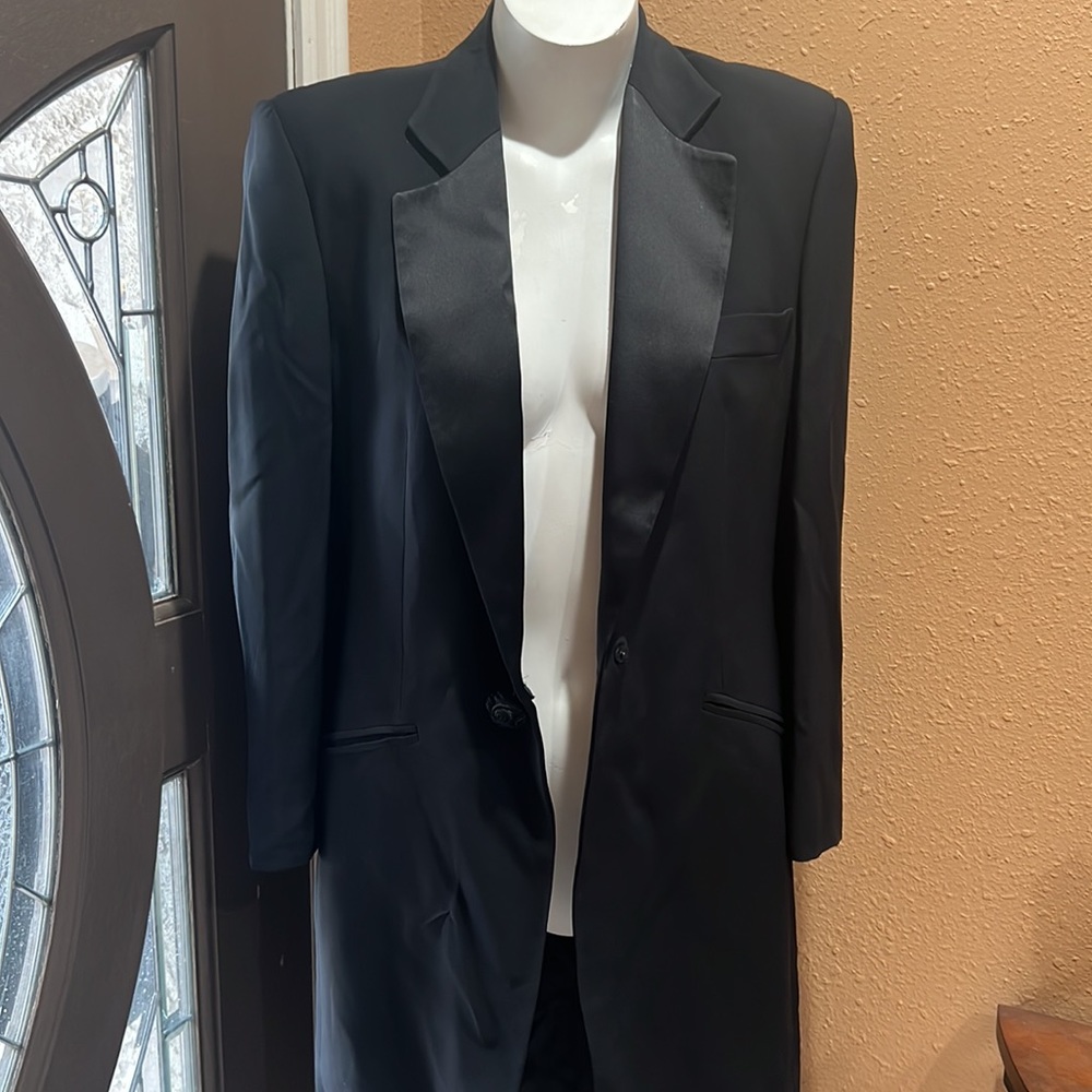 Emporia Armani long black dress jacket